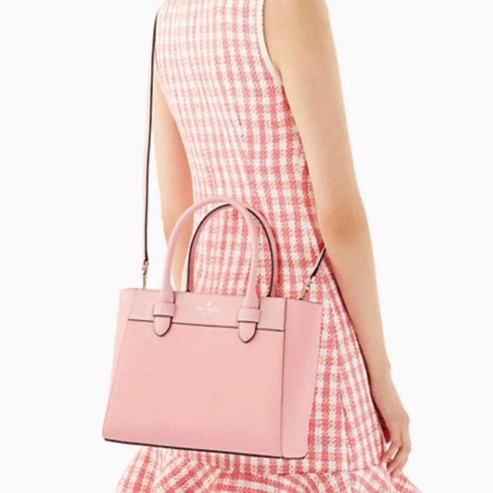 NWOT Kate Spade New York Melanie Satchel in Bright Carnation 💕 - Picture 2 of 6